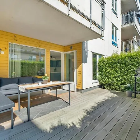 Light Threeroom Apartment, Sunny Patio And Free Parking 아파트 오슬로